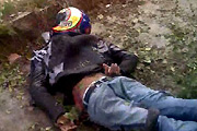 Dead Motorcyclist