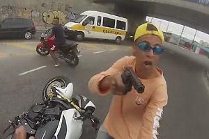 Brazilian Bike-Jacker Shot