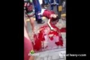 Girl Dead In Huge Blood Pool