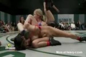 Naked Female Wrestling Match