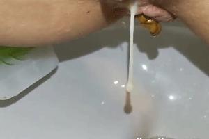 Dripping Creampie And Shitting