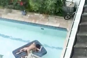 Caught Having Sex In The Pool